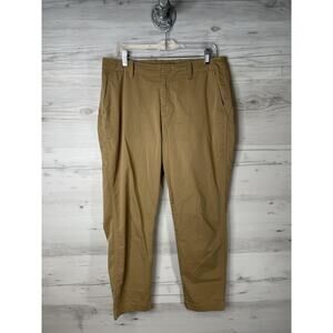 GAP Pants Womens 14 Brown Downtown Khaki Mojave Chino Stretch Casual Work
